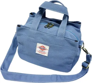 -112 Square Tote Bag Unisex Shoulder Bag Canvas, Top zipper Closure with Coaster for Everyday Bag
