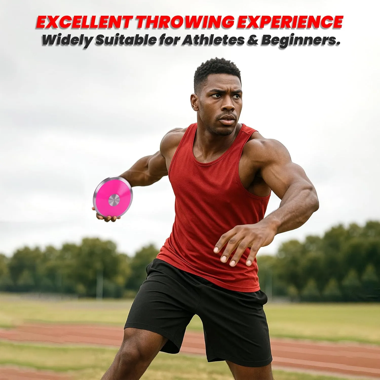 1 kg Sports Training Discus 2 Pcs for Girls Boys School Track and Field, 1kg Nylon Discus with Steel Rim and Center, Men Women Discuses Outdoor Practice Throwing