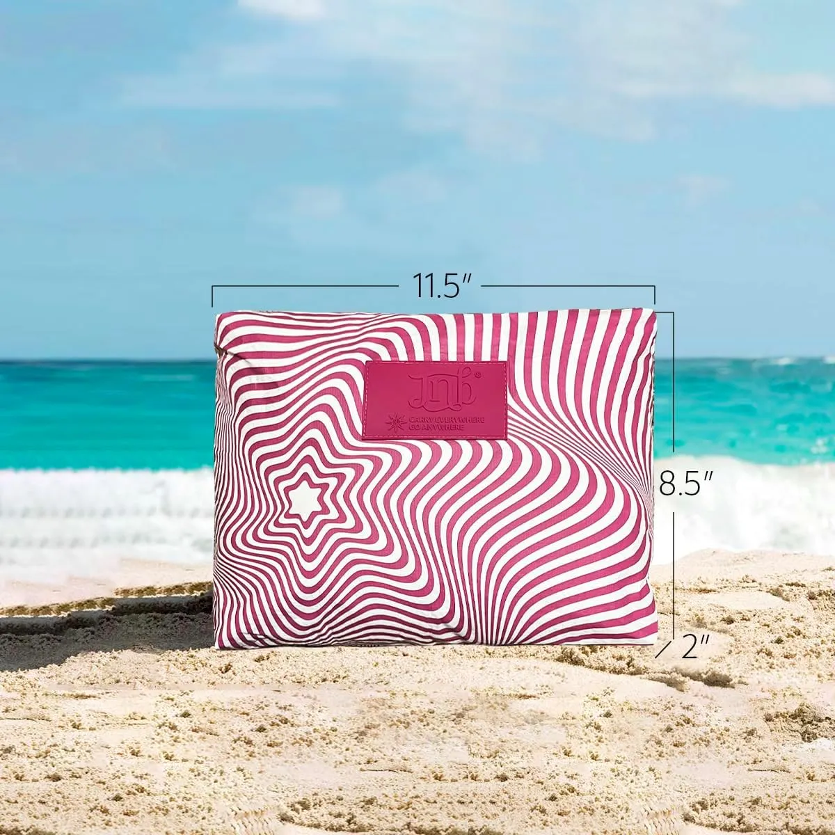 100% Coated Tyvek Material, Beach Pouch, Waterproof Pouch for Beach, Makeup Pouch, Wet Dry Bag,Clutch