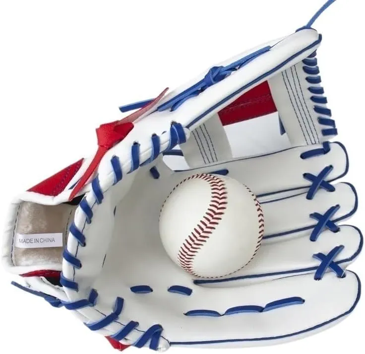 10/12IN Pro Baseball Glove Infield Outfield Youth to Adult Sizing Soft T Ball Training Glove Premium Leather Catch Mitt Options Durable Game Ready Baseball Accessories