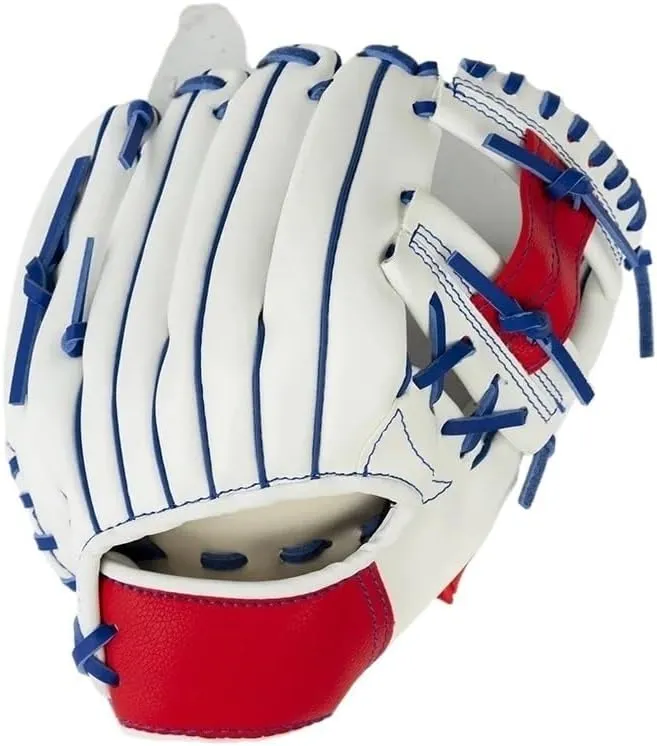 10/12IN Pro Baseball Glove Infield Outfield Youth to Adult Sizing Soft T Ball Training Glove Premium Leather Catch Mitt Options Durable Game Ready Baseball Accessories