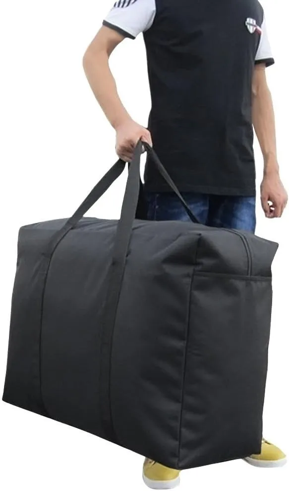 150L Extra Large Storage Bag Waterproof Space Saving Laundry Bag Comforter Quilt Bedspread Pillow Luggage Moving Tote Garment Closet Storage Organizer Travel Cargo Duffel Jumbo Bags
