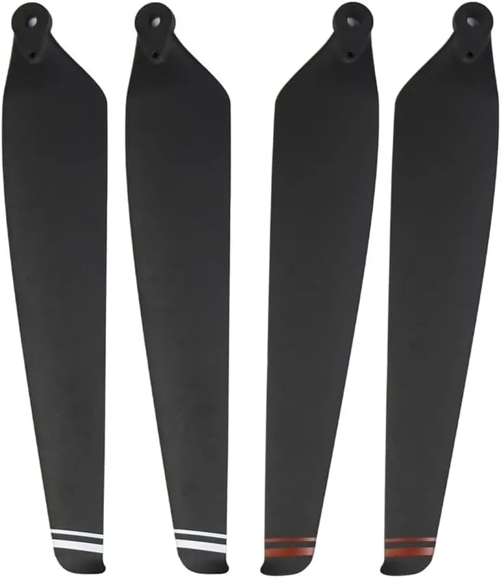 1Pair 32 Inch Nylon Carbon Fiber Mix Propeller 3211 CW CCW Props for P20 Agriculture Helicopter Airplane Drone(with Propeller Clip)
