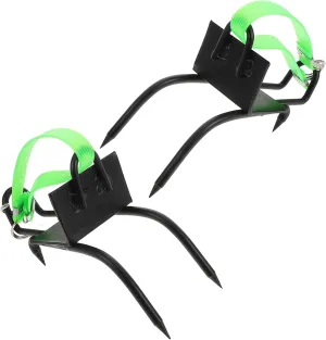 1pair Tree Climbing Spike Set Climbing Tools Straps for for Beginners and Professionals for Logging and Outdoor Activities