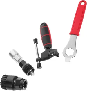 1Set Convenient Crank Puller Bicycle Repair Tools Kit Portable Multi Function Bike Tools with Chain Link Removal Tool Durable for Easy Maintenance