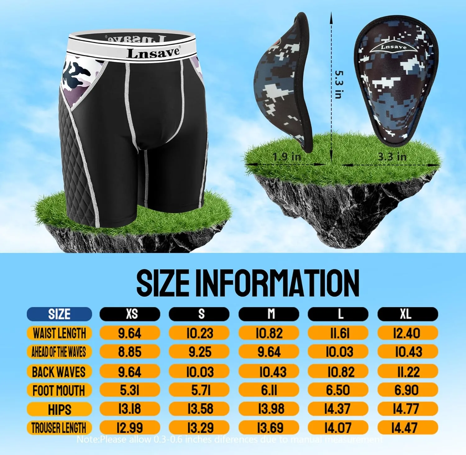 2-Pack Youth Baseball Sliding Shorts with 1 Athletic Cup Boys Padded Compression Short for Softball, Football, Hockey