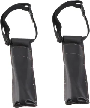 2 Pcs Welding Rod Package Storage Container Machine Battery Wrenches Oven Welding Accessories Welding Holder Welding Rod Organizers Spool Magnet Cowhide Black