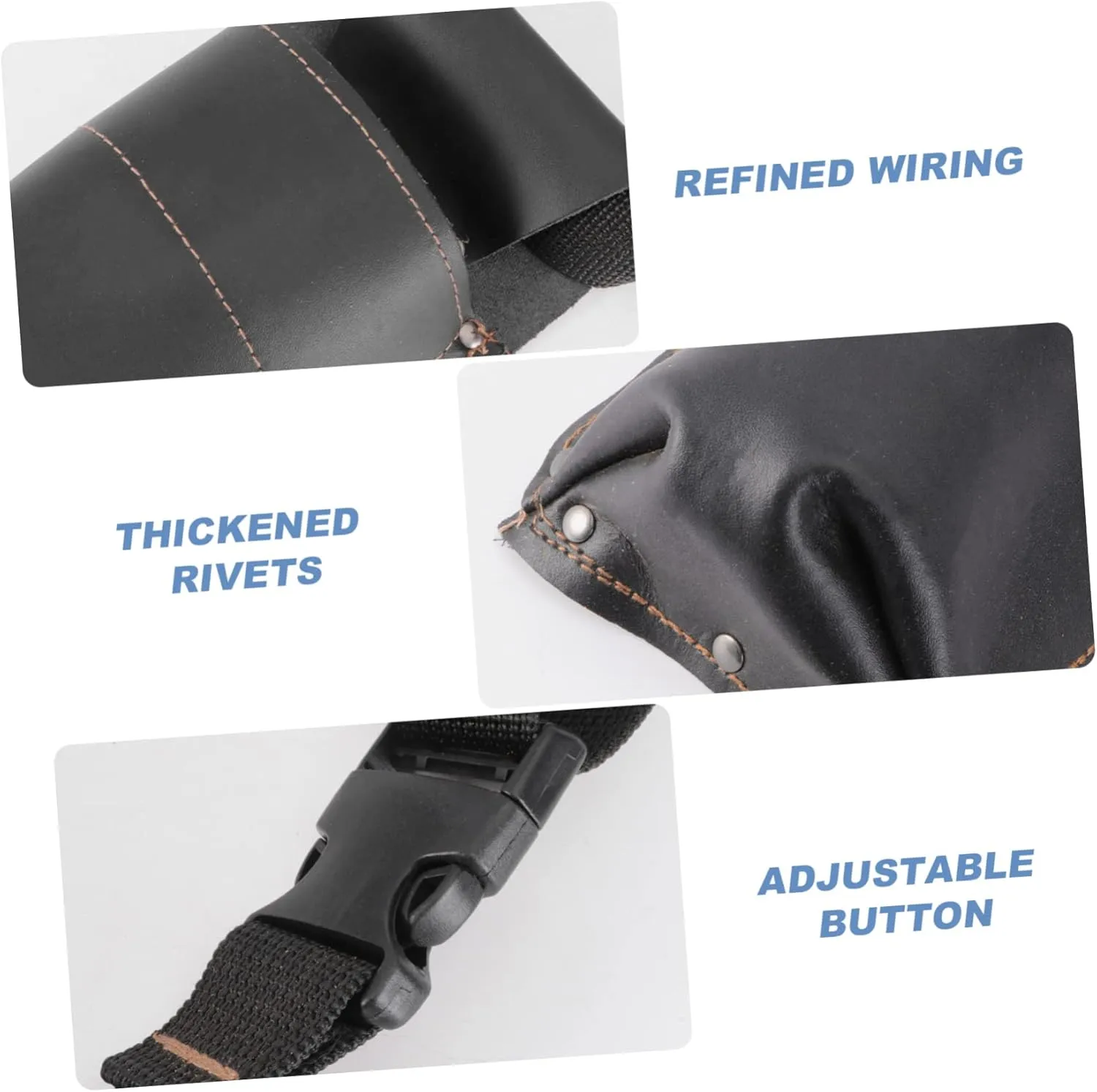 2 Pcs Welding Rod Package Storage Container Machine Battery Wrenches Oven Welding Accessories Welding Holder Welding Rod Organizers Spool Magnet Cowhide Black
