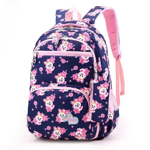 2019 Girl Student School Bags Children Bagpack Cute College Schoolbags Cartoon Large Backpack For Teenage Girls mochila infantil