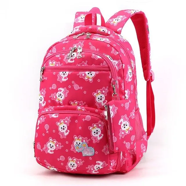 2019 Girl Student School Bags Children Bagpack Cute College Schoolbags Cartoon Large Backpack For Teenage Girls mochila infantil
