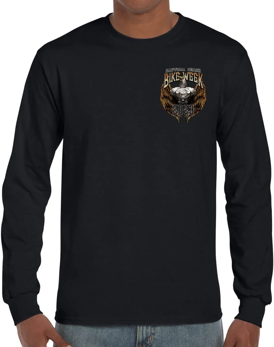 2023 Bike Week Daytona Beach Flying V Twin Eagle Long Sleeve