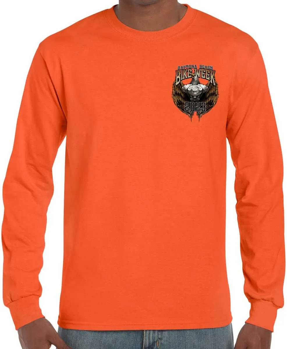 2023 Bike Week Daytona Beach Flying V Twin Eagle Long Sleeve