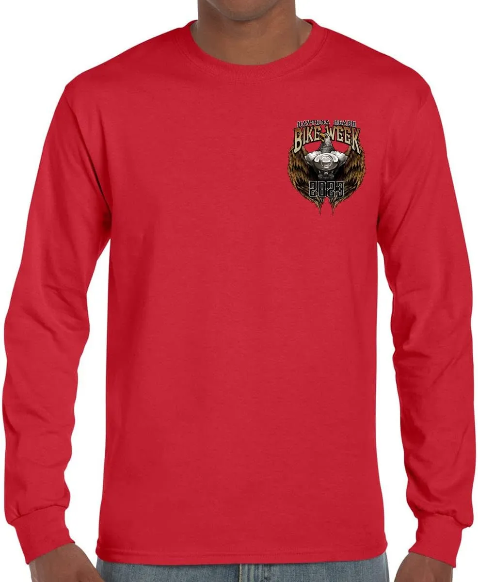 2023 Bike Week Daytona Beach Flying V Twin Eagle Long Sleeve