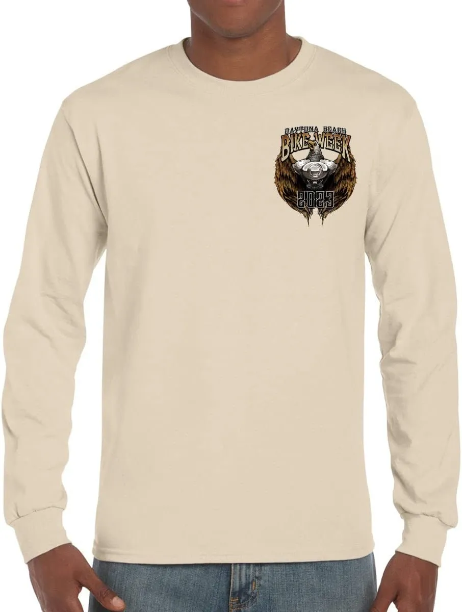 2023 Bike Week Daytona Beach Flying V Twin Eagle Long Sleeve