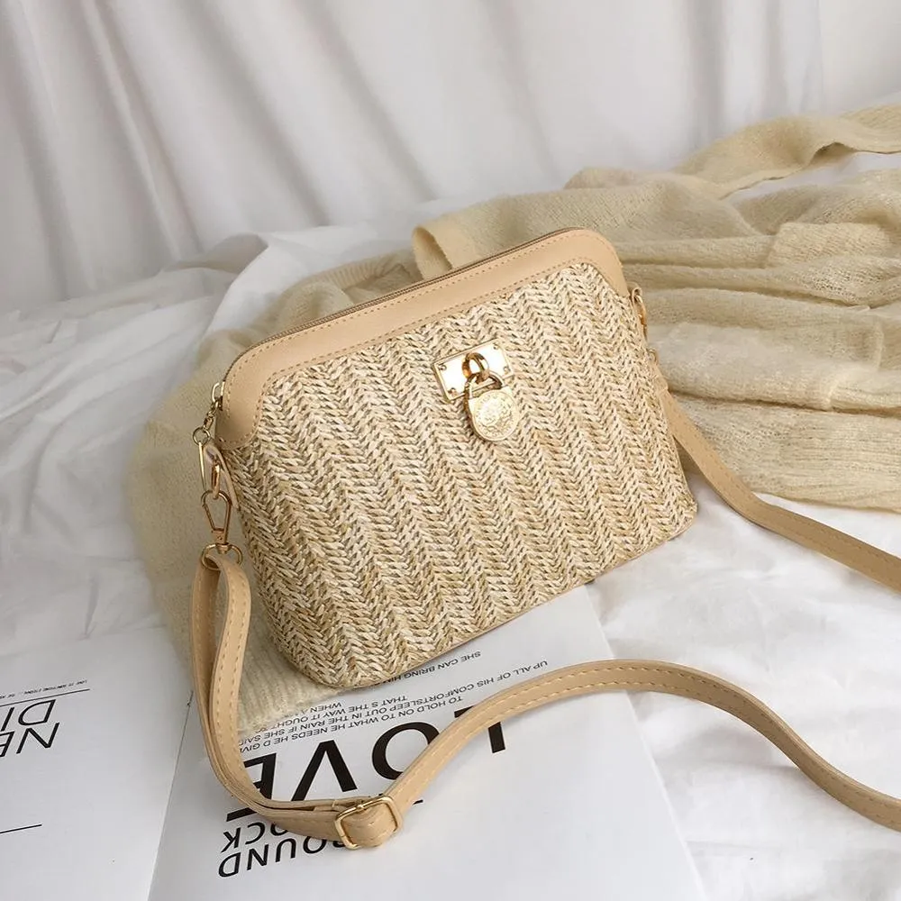 2024 Summer Straw Bags For Women Handmade Tassel Beach Bags Raffia Rattan Woven Handbags Female Vacation Crossbody Bags Clutch