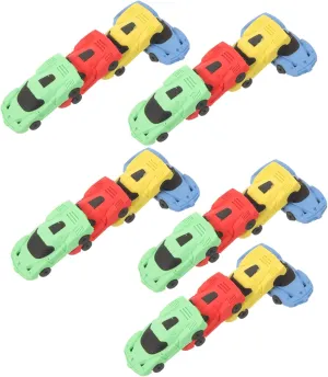 20pcs Fun Erasers School Eraser for Boys and Girls Toy Car Shaped Creative Stationery for Students