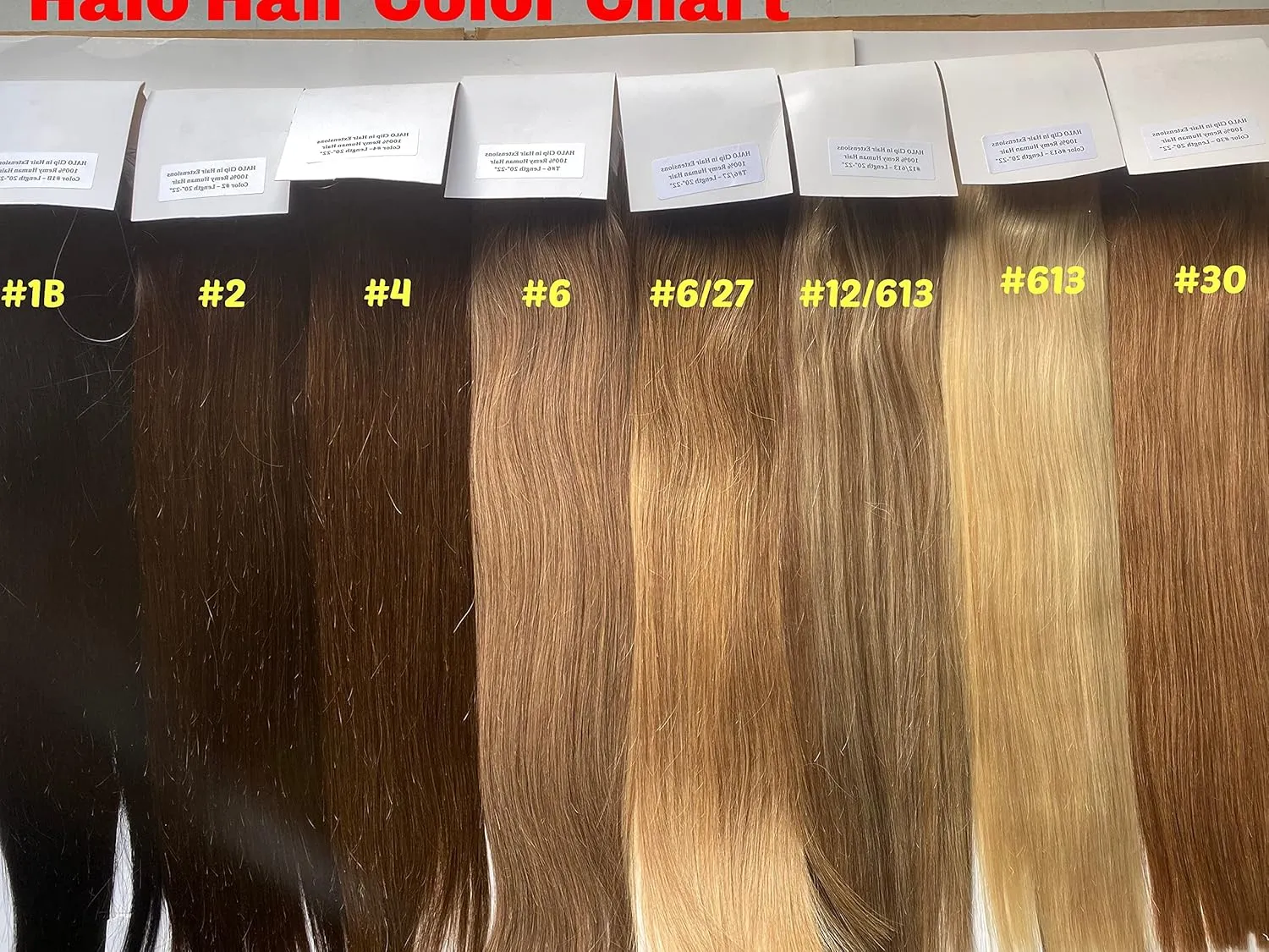20" inch Ponytail Wrap-on Clip in Remy Human Hair Extensions Chestnut/Medium Brown (Color 6)