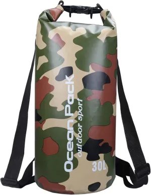 2L/3L/5L/10L/15L/20L/30L 500D Tarpaulin Heavey-Duty PVC Water Proof Dry Bag Sack for Kayaking/Boating/Canoeing/Fishing/Rafting/Swimming/Camping/Snowboarding