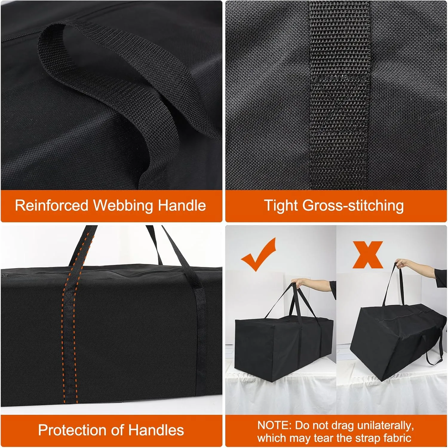 36 Inch Sports Duffle Bag - 106L Large Luffel Bag for Travel, 600D Oxford Fabric Foldable Luggage Duffle Bag for Men Women