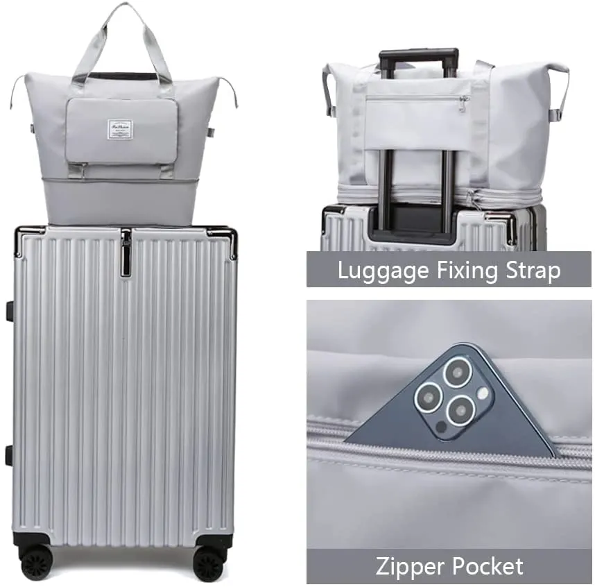 3792 Foldable Polyester Travel Duffel Bag