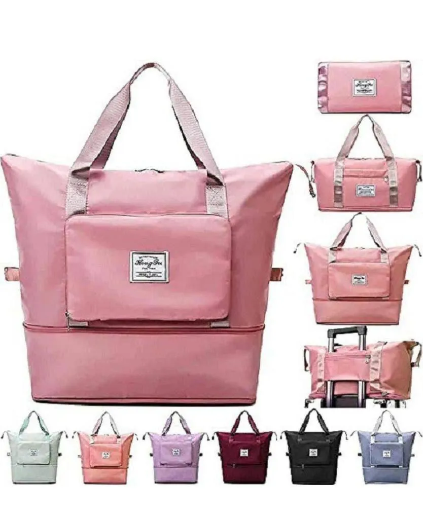 3792 Foldable Polyester Travel Duffel Bag