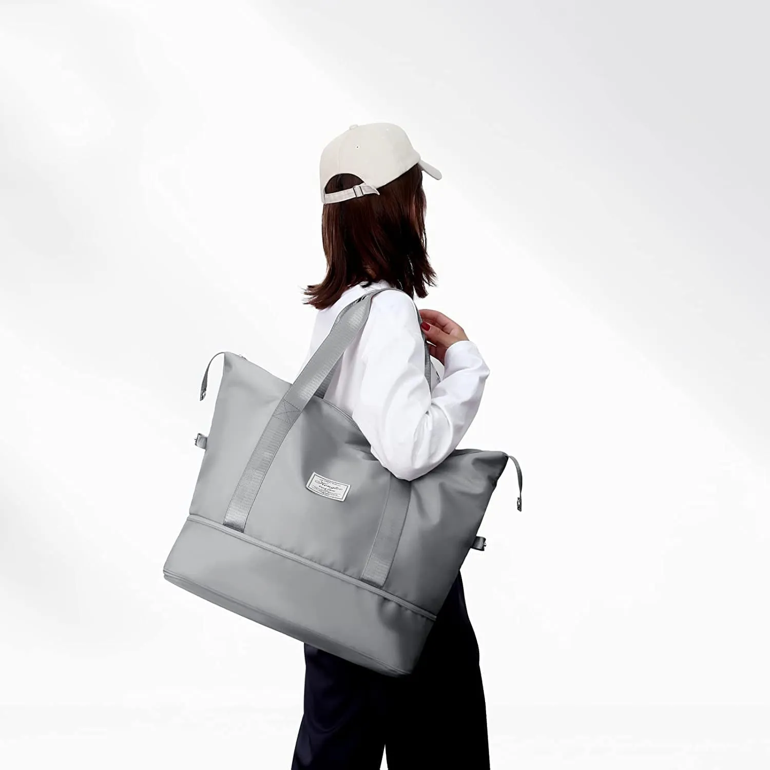3792 Foldable Polyester Travel Duffel Bag