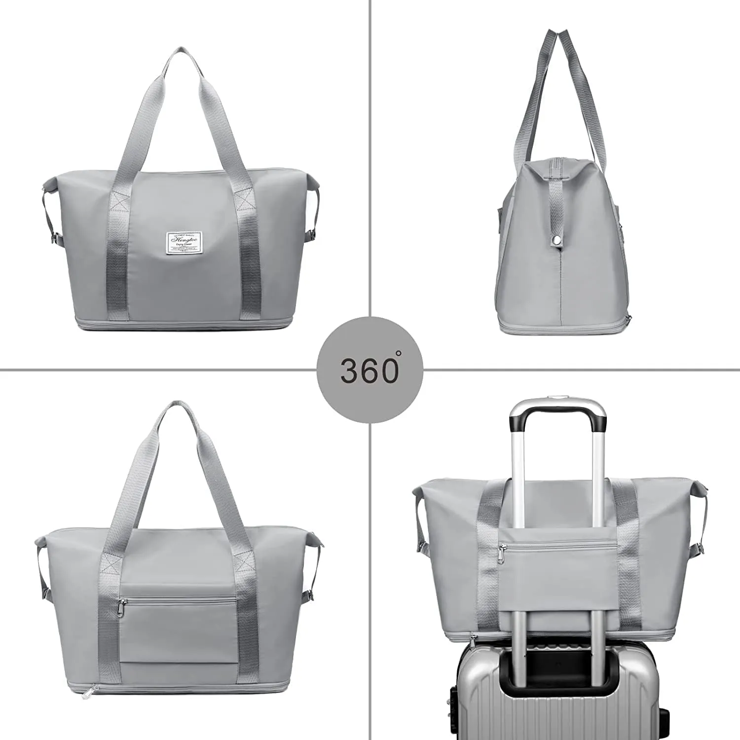 3792 Foldable Polyester Travel Duffel Bag