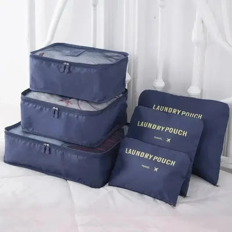 6-Piece Travel Storage Organizer Set for Luggage & Clothing
