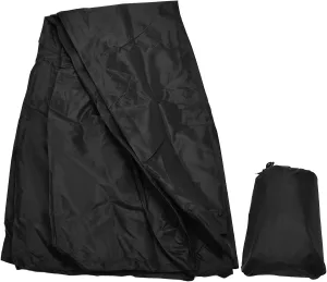 68.1 x 48inch Fountain Cover 210D Silver Coated Oxford Cloth Garden Statue Cover Fountain Protector with Drawstring for Outdoor Patio Garden (Black)
