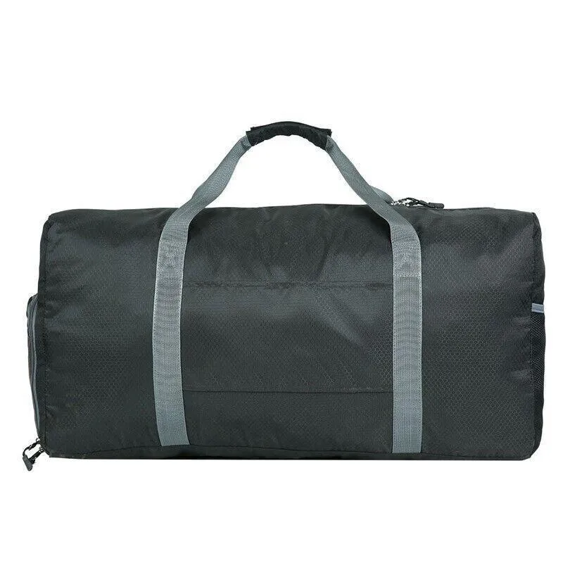 70L Large Travel Duffle Bag Foldable Waterproof Gym Bag with Shoe Compartment