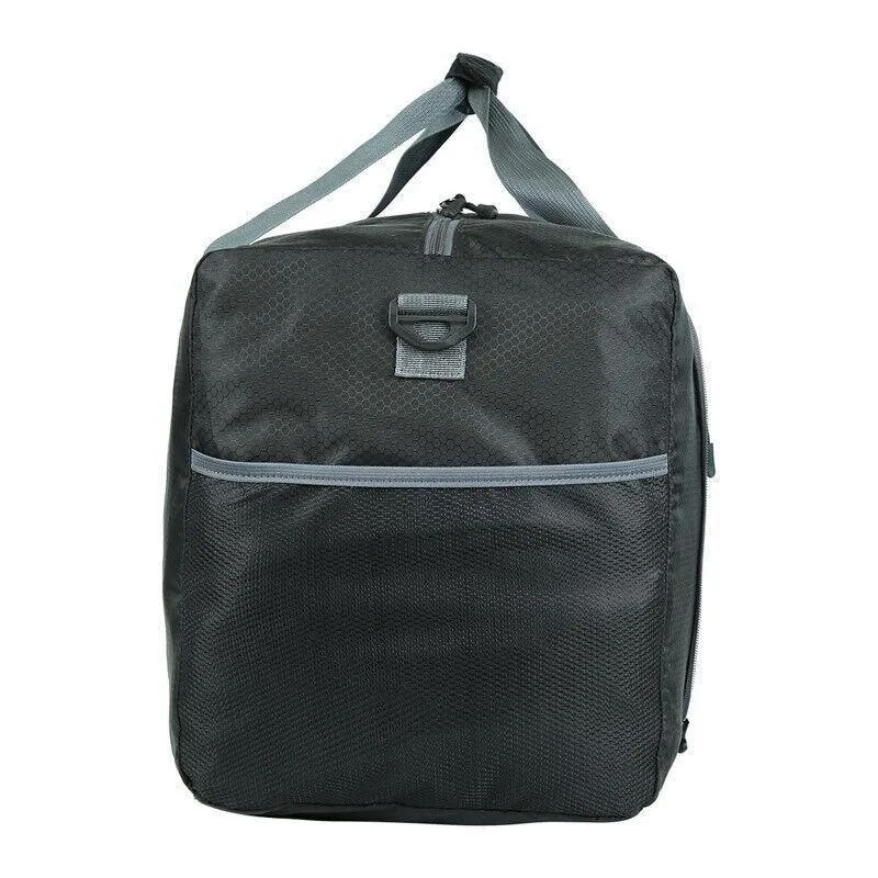70L Large Travel Duffle Bag Foldable Waterproof Gym Bag with Shoe Compartment