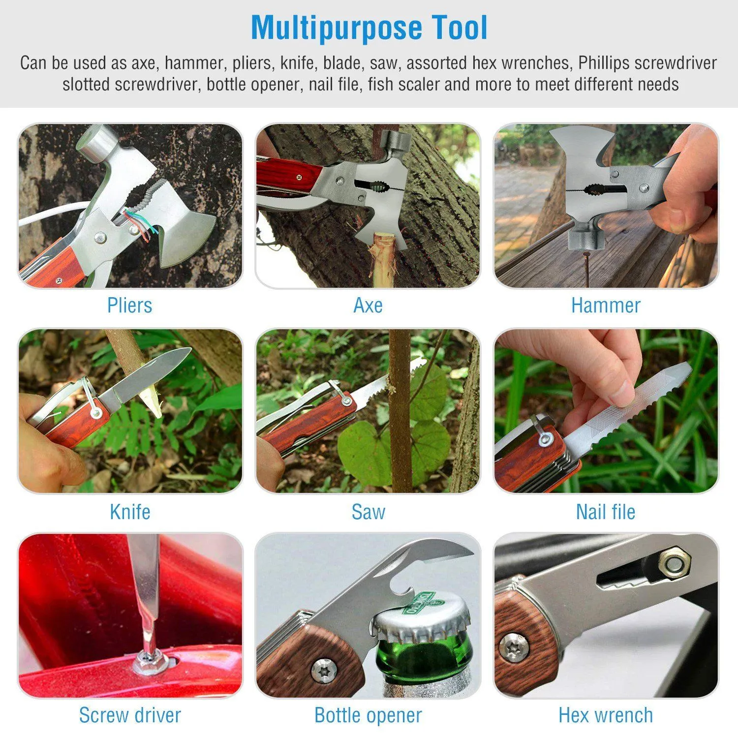 8-in-1 Hammer Tool Set