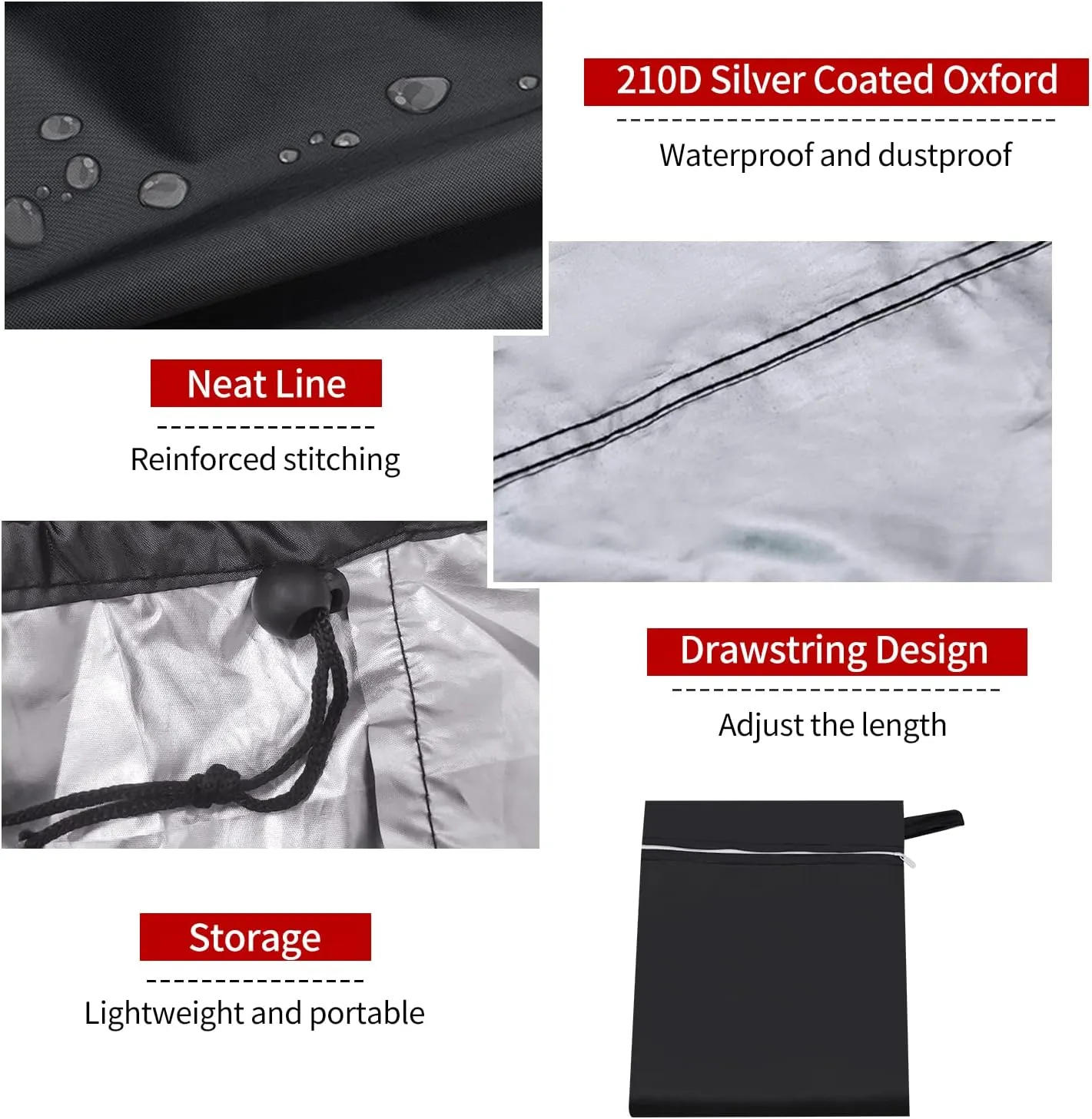 9 Foot Billiard Pool Table Cover, Pool Table Cover, Waterproof&Tearproof Cover for Pool Table with Storage Bag (9ft)