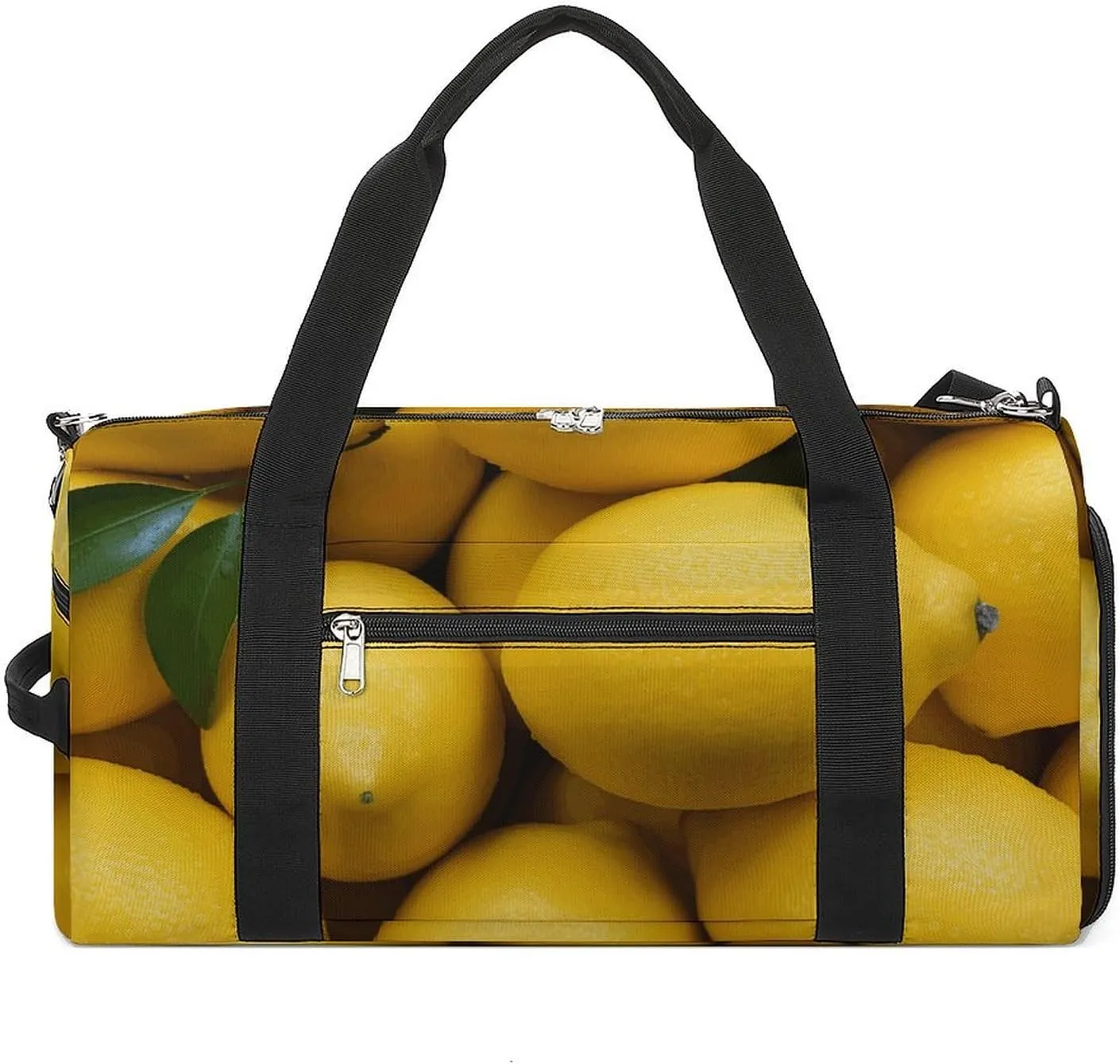 A Pile of Little Lemon Gym Bag Sport Gym Tote Bag Lightweight Duffle Bag Carry On Weekender Bags for Women Men