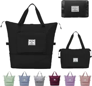 AbhaY Travel Bag, Travel Bag with Shoe Compartment, High-capacity Double-layer Wet Separation Travelling Bag | Assorted Color