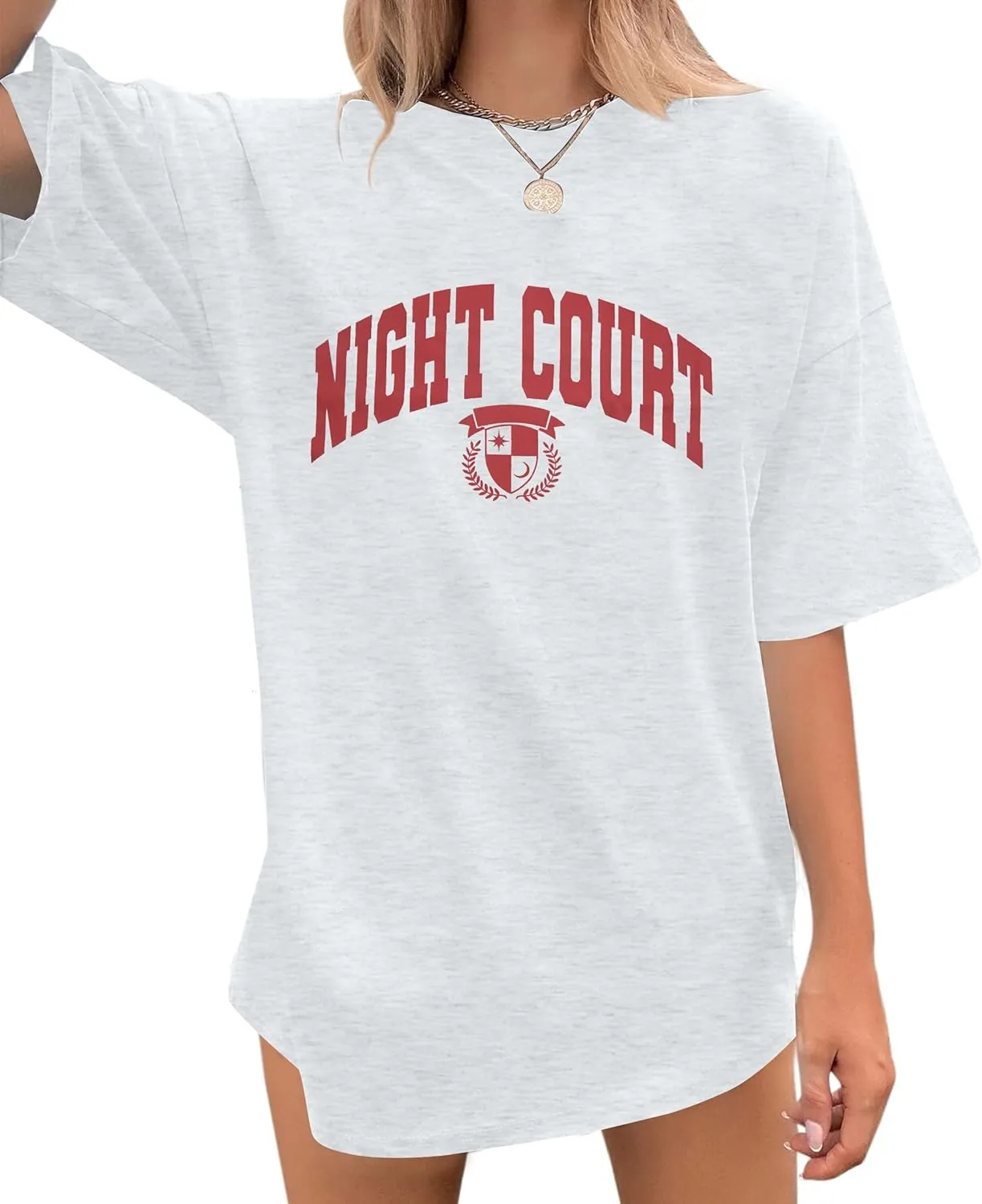 Acotar Velaris Shirts Women Oversized City of Starlight Shirt Book Fan Gift Casual Short Sleeve Tee