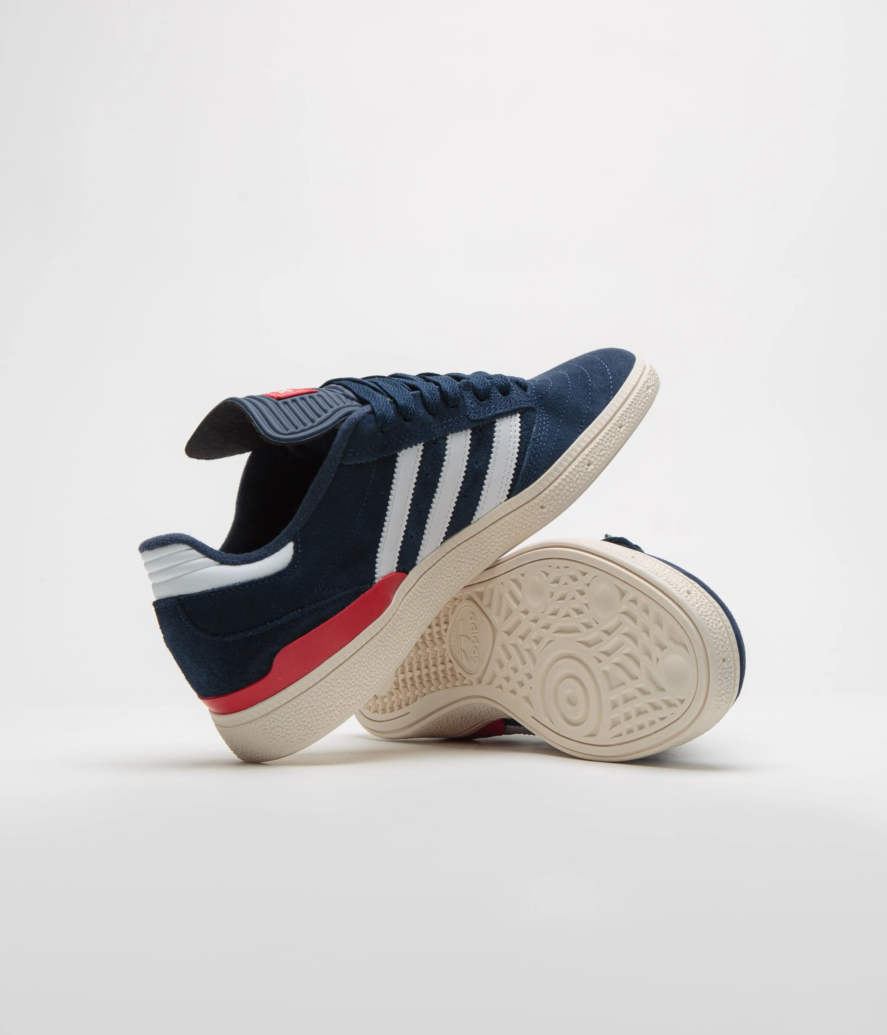 Adidas Busenitz Shoes - Collegiate Navy / FTWR White / Better Scarlet