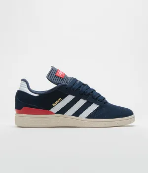 Adidas Busenitz Shoes - Collegiate Navy / FTWR White / Better Scarlet