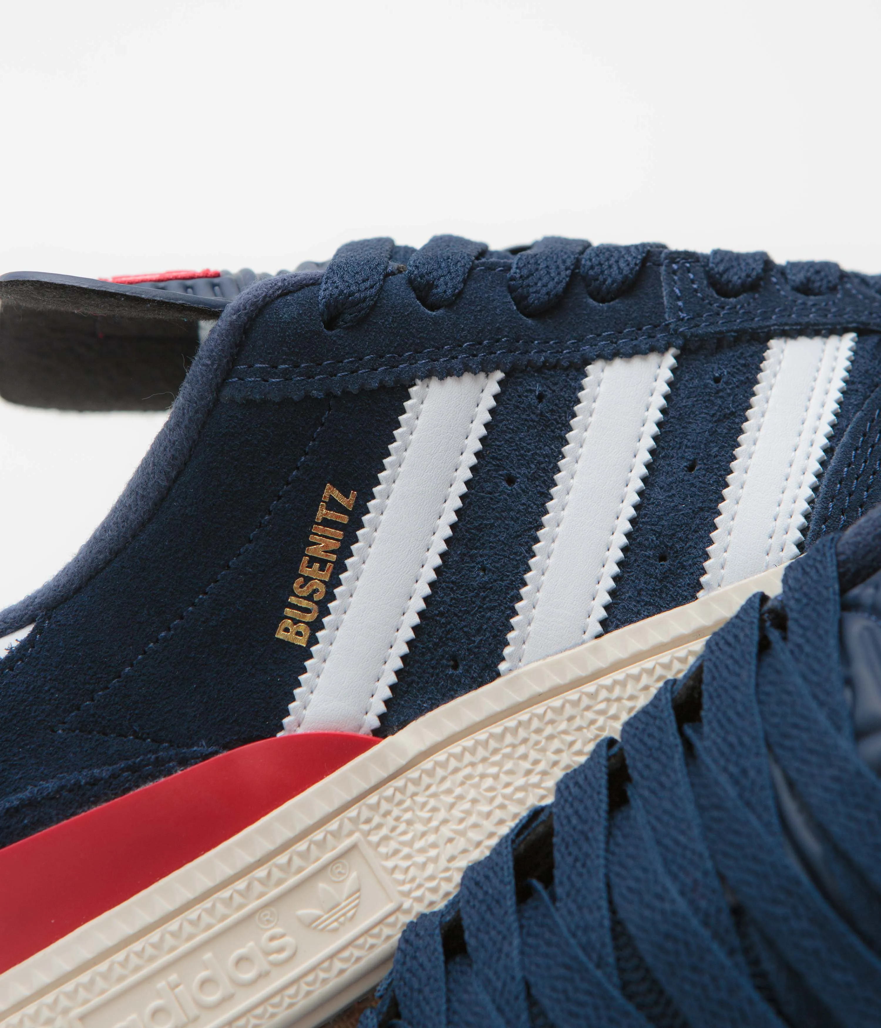 Adidas Busenitz Shoes - Collegiate Navy / FTWR White / Better Scarlet