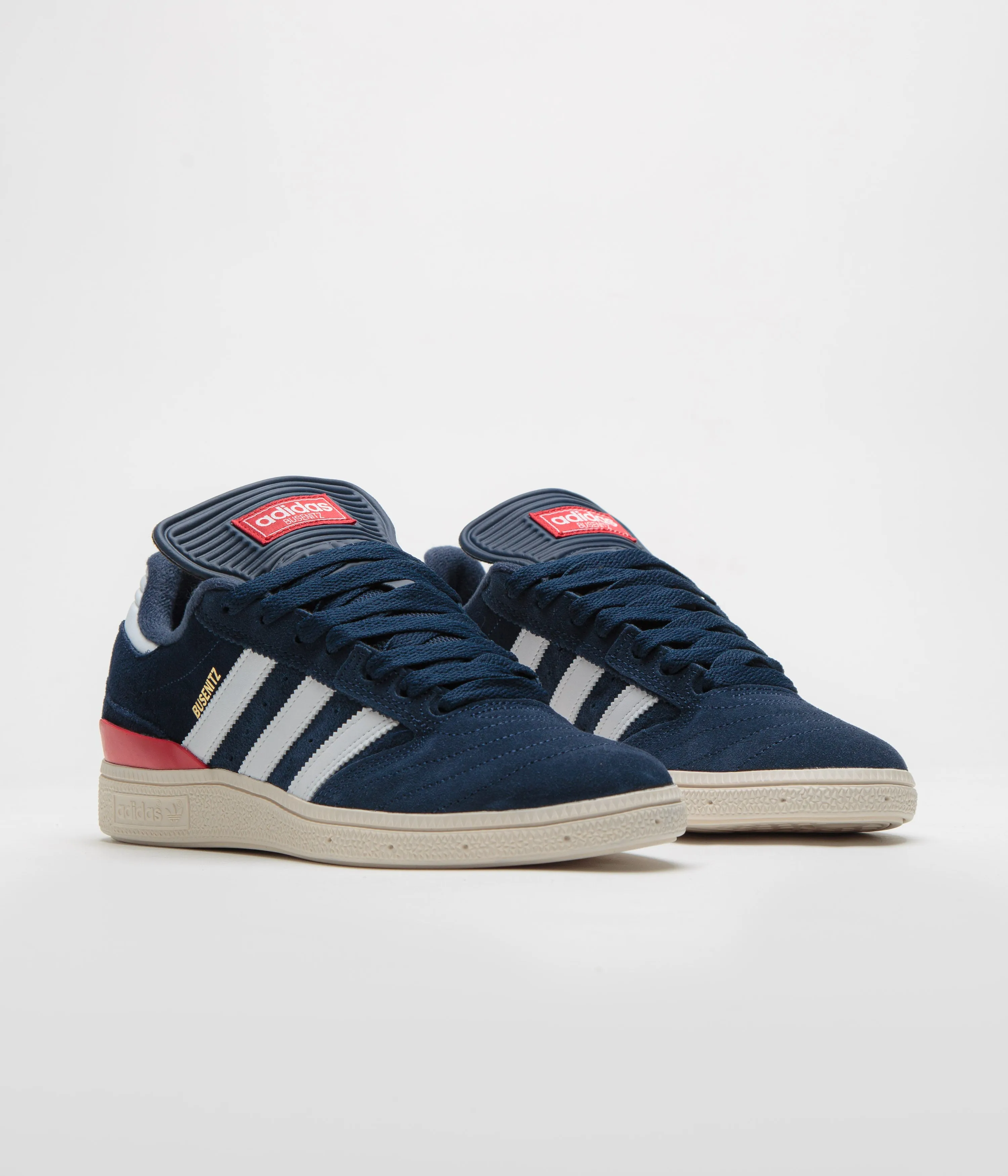 Adidas Busenitz Shoes - Collegiate Navy / FTWR White / Better Scarlet
