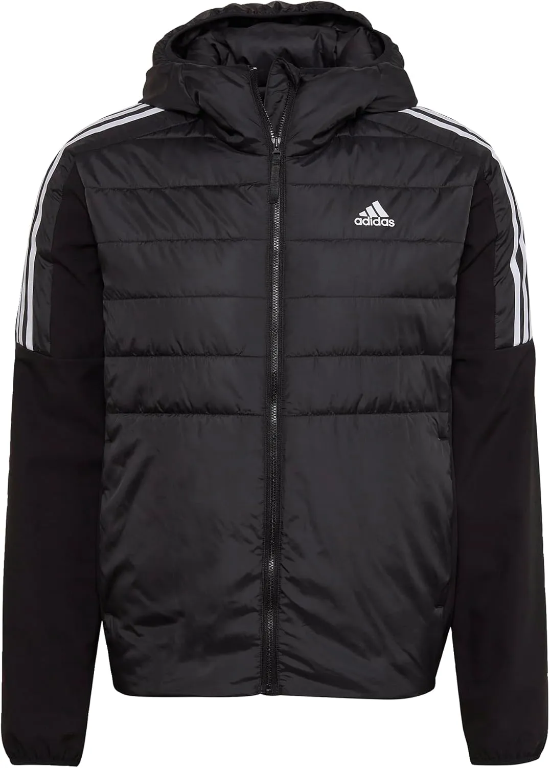 adidas Essentials Men's Insulated Hooded Hybrid Jacket Midweight Jacket