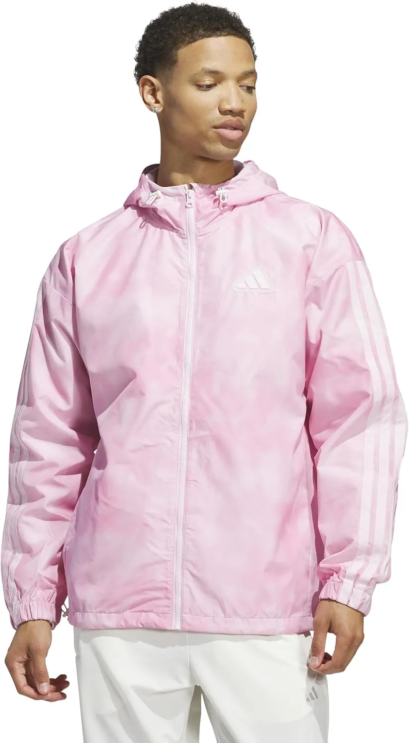 adidas Men's Essentials All Over Printed Woven Jacket