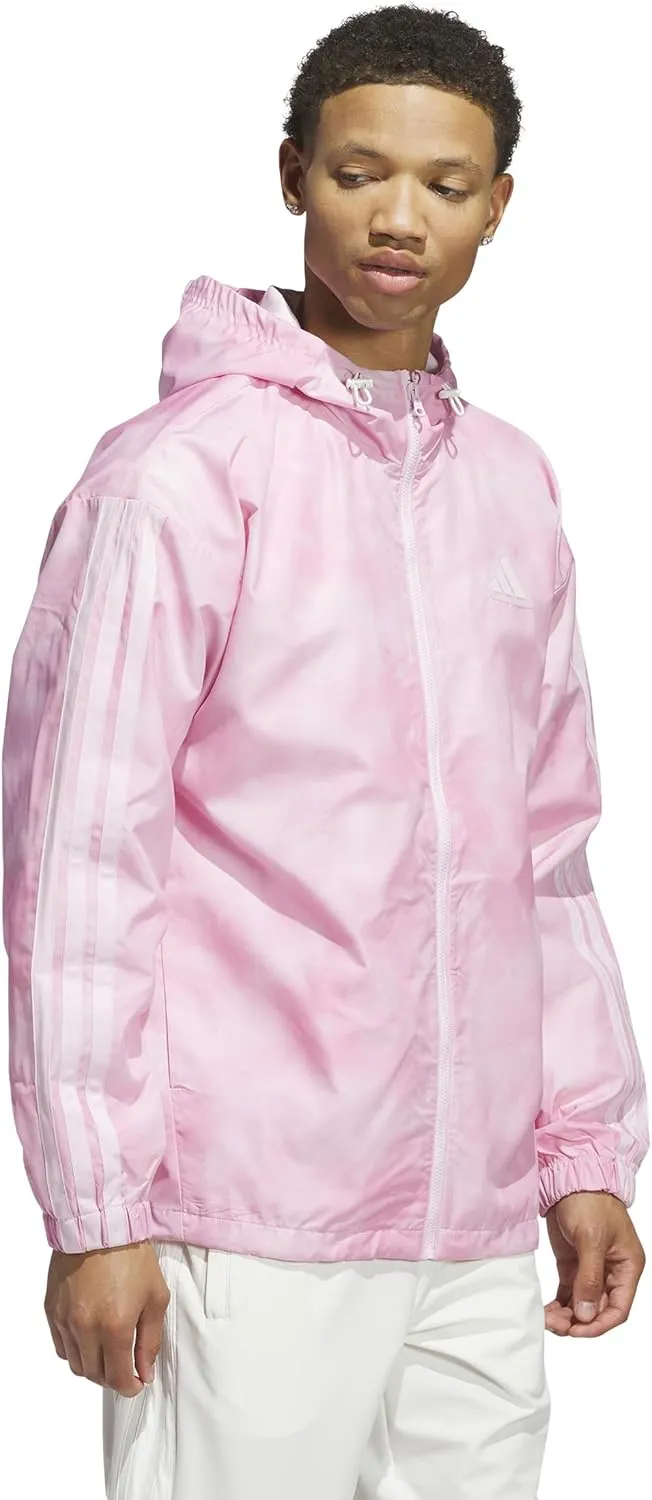 adidas Men's Essentials All Over Printed Woven Jacket
