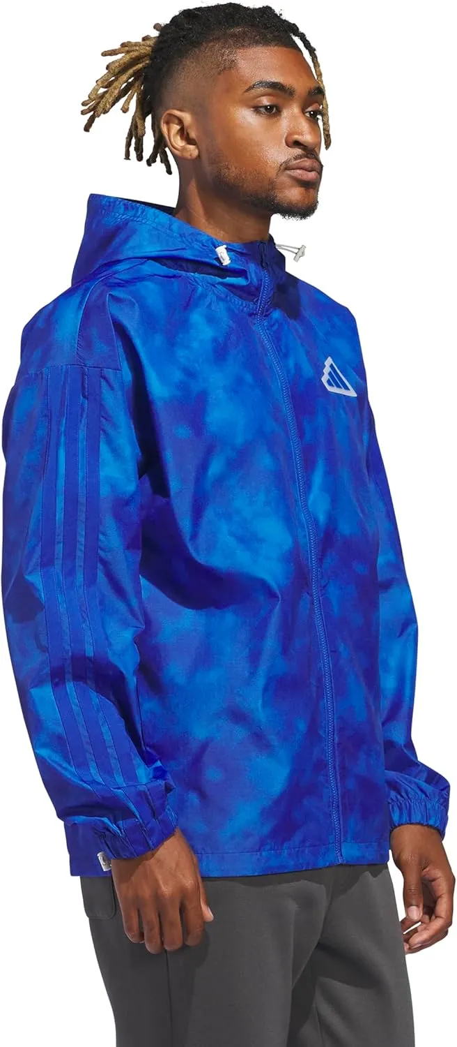 adidas Men's Essentials All Over Printed Woven Jacket