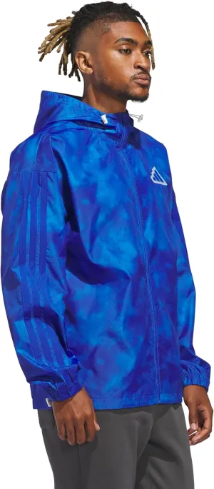adidas Men's Essentials All Over Printed Woven Jacket