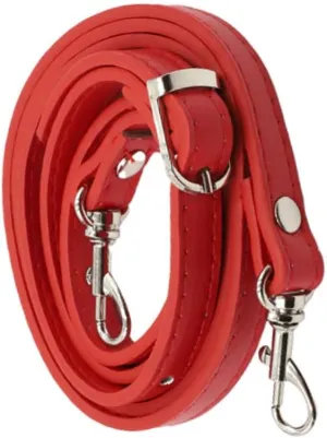 Adjustable Synthetic Leather Handbag Strap for Shoulder Bags Red Replacement Belt for Women for Handbag Projects and Stylish Pouch Accessories