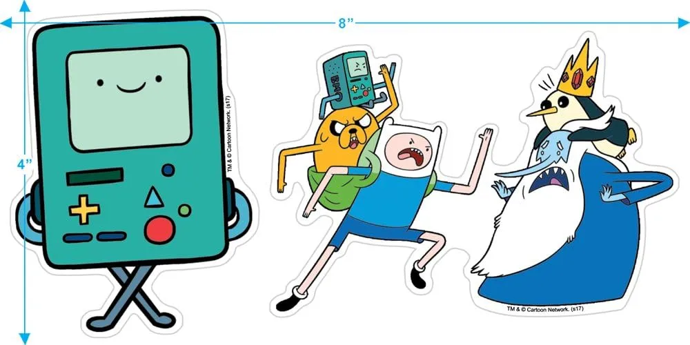 Adventure Time BMO Cartoon Network T Shirt & Stickers