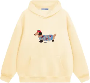 Aelfric Eden Cartoon Dog Hoodie Couple Hooded Sweatshirt Long Sleeve Pullover Oversized Hoodies 2025 Outfits