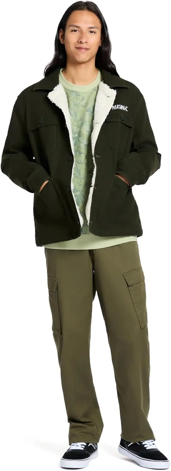 Airwalk Men's Sherpa-Lined Shirt Jacket