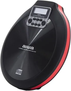 Aiwa Walk Rojo / Reproductor De Cd Mp3